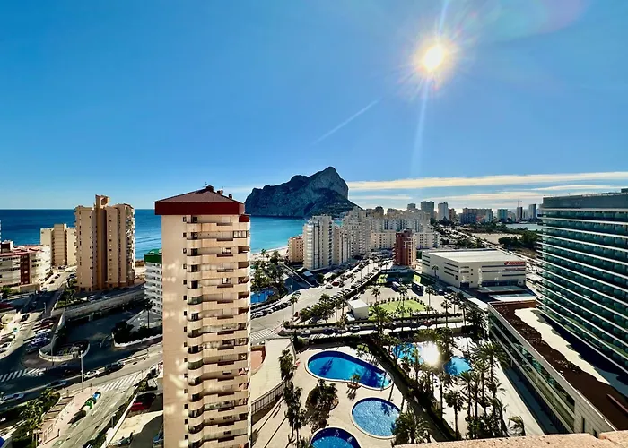 Clubrent - Coral Beach, 16º Piso, Vista Panoramica Кальпе