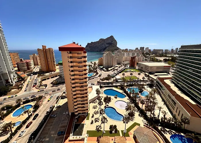 Clubrent - Coral Beach, 16º Piso, Vista Panoramica Апартаменты Кальпе